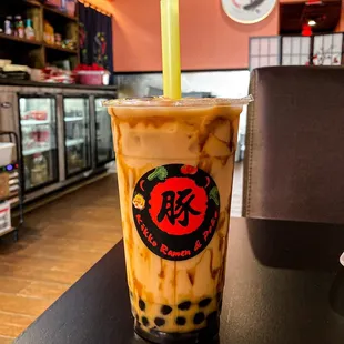 Brown sugar milk tea