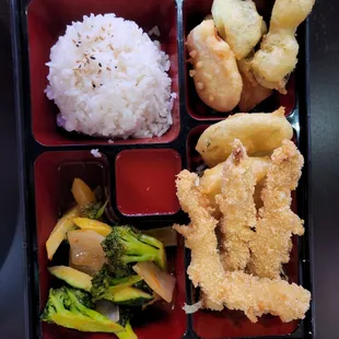 L8 Tempura Shrimp Bento