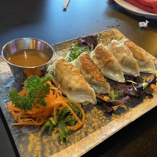 Pan fried gyoza