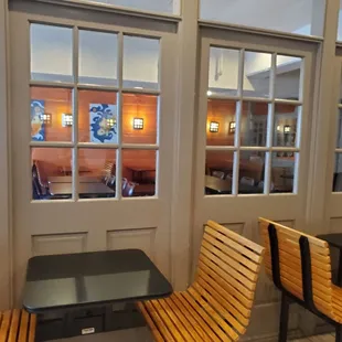 More seating available.