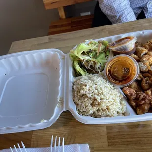 Up close on his order