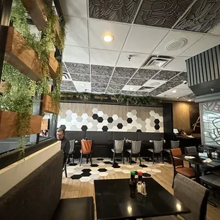 Inside seating and vibes