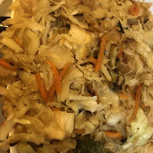 Veggie fried rice entree