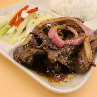 Must try! Visit us for Filipino Beef Steak at Kiko's Irvine Cocina de Manila. Tasty and Healthy Meals  by Delivery or take-out.