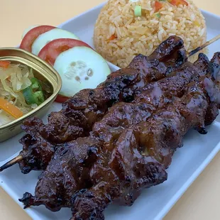 When in Irvine. Try our Char-grilled Classic style Filipino Pork Barbecue on sticks.  Prime meats, Healthy meals at Kikos Cocina de Manila!