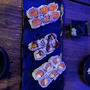 sushi and sashimi, sushi, sashimi, food