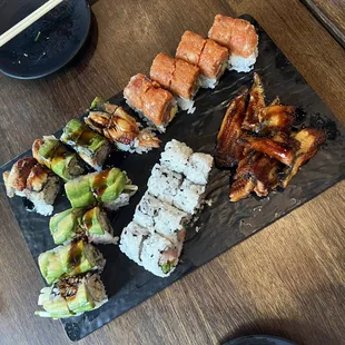 food, sushi, sushi and sashimi, sashimi