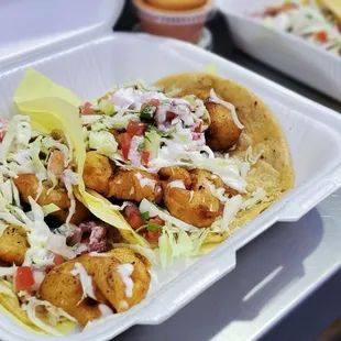 Shrimp tacos