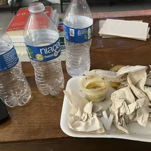 Water you will need after eating the salsas