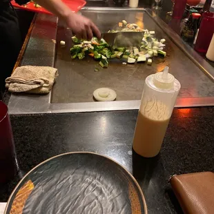 Hibachi veggies