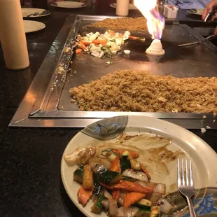 Making a Volcano from raw onion!