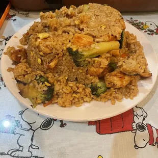 Chicken fried rice...when I initially saw the waiters taking these to other tables, I thought they were meat pies. It was not good.