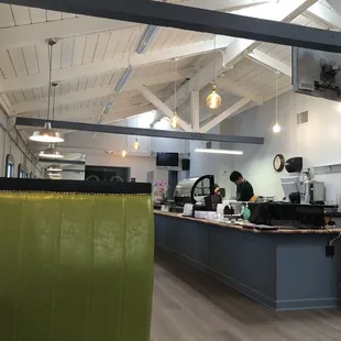 interior, sushi and sashimi