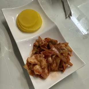 Side dishes (complimentary)