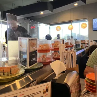 Revolving sushi bar