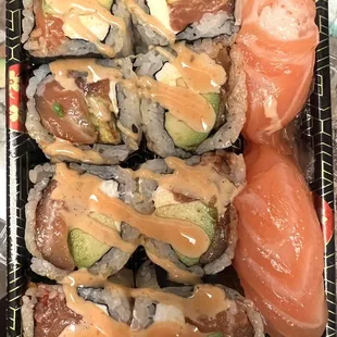 sushi and sashimi, food