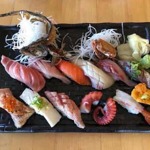 sushi and sashimi, sashimi, sushi, food