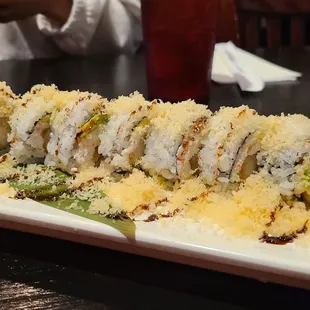 a close up of a plate of food