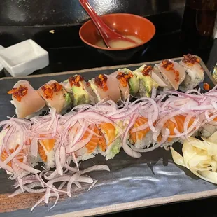 Beautifully crafted sushi that is delicious and innovative!