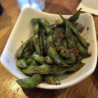 Garlic Edamame