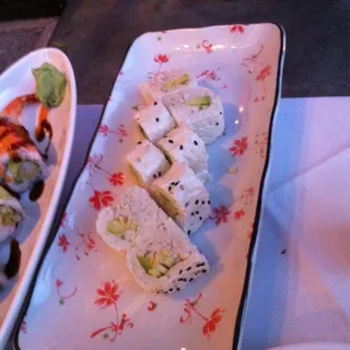 Heavenly Blue crab roll