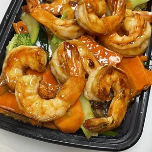 Shrimp hibachi entree to go