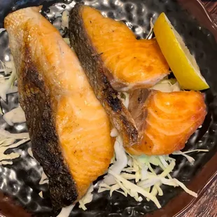 Grilled salmon