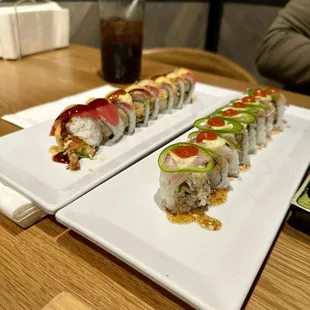 Angry tail roll Red dragon roll