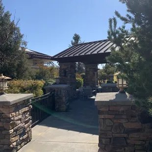Small gazebo with more seating