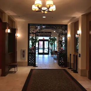 Entrance into the Cafe