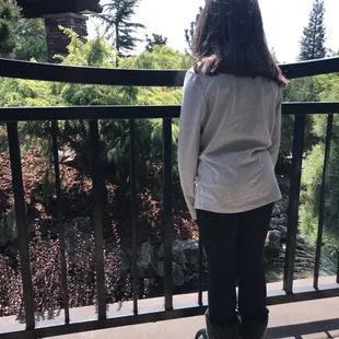 Outside the cafe