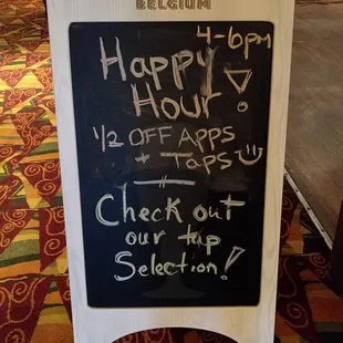 Happy hour.  Drafts are $5 normally.