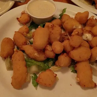Cheese curds ($9.99)