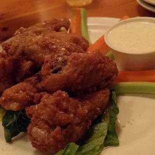 Chicken wings ($11.99) garlic parmesan
