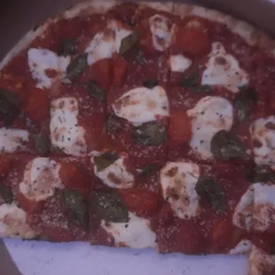 Fresh mozzarella!  The pesto pizza is great!