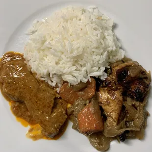 Chicken Yassa &amp; Lamb Mafee