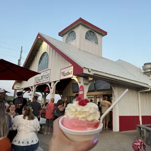 Flavor of the day was cherry! So good!