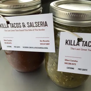 Hand crafted salsas