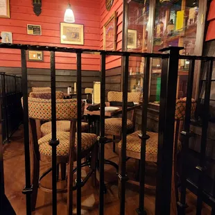 New seating areas in the main dining room