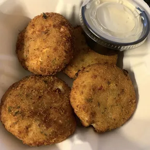 Stuffed Potato Cakes