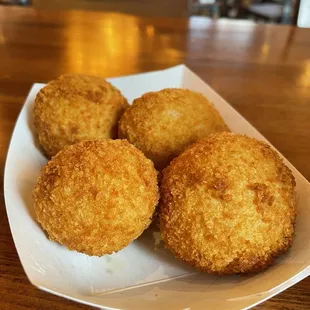 Fried mac and cheese