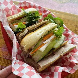 Vietnamese banh Mi the special
