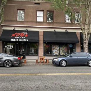 Front of establishment