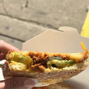 the texan w/ plant based soyrizo