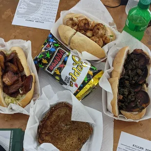 Roasted Sweet Potato Po'boy