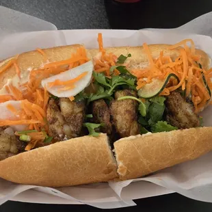 Seared Shrimp Poboy