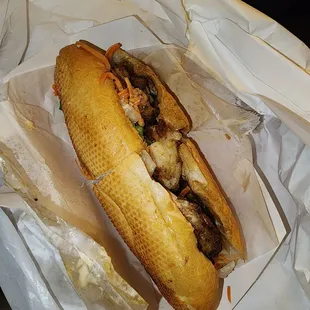 Po boy shrimp
