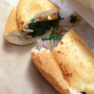 Roasted Sweet Potato Poboy