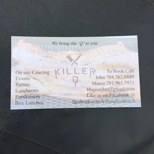 They cater, too!