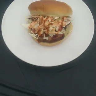 Pork loin sandwich